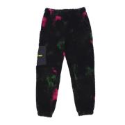 IUTER Tie Dye Fur Pant Black Bear Black, Herr