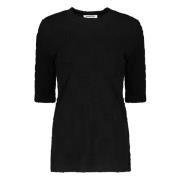 AMBUSH Logo Ullblandning T-shirt Black, Dam