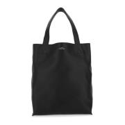 A.P.C. Svart läder Maiko handväska Black, Dam