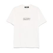 BARROW Vit T-shirt Modell 002 White, Herr