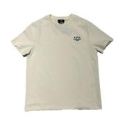 A.P.C. Unik T-shirt - Stilren och bekväm Beige, Herr