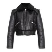 STAND STUDIO Shearling kappa Nyrah Black, Dam