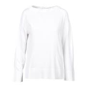 Alpha Studio Elegant Stickad Topp White, Dam