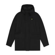 Lyle & Scott Microfleece Parka 2.0 Jacka Black, Herr