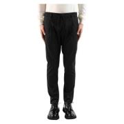 CORSINELABEDOLI Slim Fit Suit Trousers Black, Herr