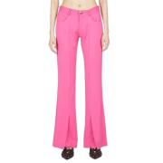 MARCO RAMBALDI Straight Trousers Pink, Dam