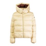 HUSKY ORIGINAL Huvad Isidora Pufferjacka Beige, Dam