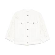 Ermanno Scervino Stiliga Jackor Kollektion White, Dam