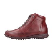 PITILLOS Stiliga Lace-up Stövlar Red, Dam