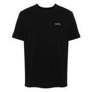 A.P.C. Bomull T-shirt Black, Herr