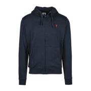 U.S. Polo Assn. Herrblå Sweatshirt för Natten Blue, Herr