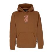 IUTER Brun hoodie med känguruficka Brown, Herr