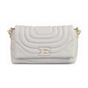 Ermanno Scervino Flap Rives Axelväska Gray, Dam