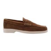 CTWLK. Stiliga Mocassin Loafers för Män Brown, Herr