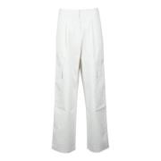 Calvin Klein Polyester Stiliga Byxor White, Dam