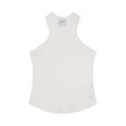 HALFBOY America Optic White Tank Top White, Dam