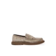 THE ANTIPODE Khaki Mocka Platta Skor Beige, Herr