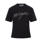 MSGM T-Shirts Black, Dam