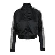 Diesel Polyester Sweatshirt med dragkedja Black, Dam