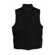 REPRESENT Svart Puffer Gilet Black, Herr