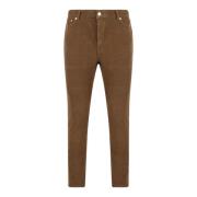 DEPARTMENT FIVE Slim Fit Corduroy Byxor Brown, Herr