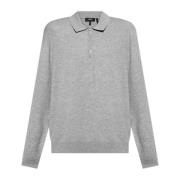 Theory Långärmad polo Gray, Herr