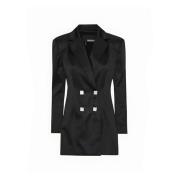 ROTATE Birger Christensen Mini Klänning Regular Fit Black, Dam