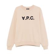 A.P.C. Beige Sweater Herrkläder Beige, Herr