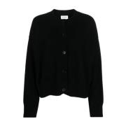 P.A.R.O.S.H. Svart Cardigan Tröja Black, Dam