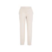 KAOS Slim-fit Trousers White, Dam