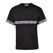 Versace Jeans Couture Bomull T-shirt Black, Herr