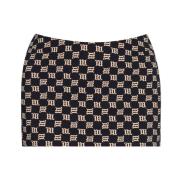 MISBHV Short Skirts Black, Dam