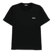 BARROW T-shirt med rund hals och björntryck Black, Herr