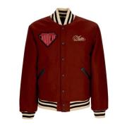 IUTER Burgundy Varsity College Jacket Red, Herr