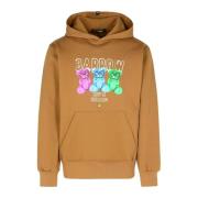 BARROW Tryckt Hoodie Brown, Herr