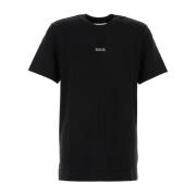 BALR. Avslappnad Bomull T-shirt Black, Herr