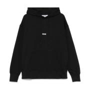 MSGM Stilig Nero Sweatshirt för Män Black, Herr