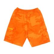 IUTER Camo Cargo Jogger Shorts i Orange Orange, Herr