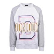 Dondup Bomull Elastan Sweatshirt Modell Gray, Herr