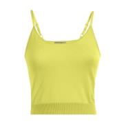 DEHA Sleeveless Tops Yellow, Dam