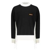 AMBUSH Randig crew-neck sweatshirt Black, Herr