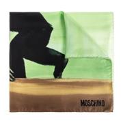 Moschino Sidenscarf Green, Unisex