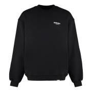 REPRESENT Maxi Print Cotton Sweatshirt Black, Herr