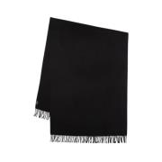 A.P.C. Svart Ull Alix Scarf Black, Unisex