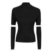 HINNOMINATE Mysig Turtle Neck Sweater Black, Dam