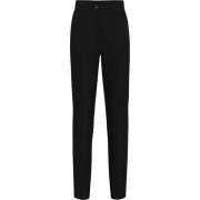 EMME DI MARELLA Casual byxor i bomullsblandning Black, Dam