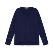 MALIPARMI Sweater Blue, Dam