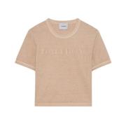 HALFBOY Varm Sand Baby Tee Beige, Dam