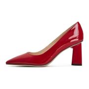 Cesare Gaspari Block Heels Pumps Silvia - Red Red, Dam