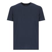 Zanone Blå Bomull T-shirt och Polo Blue, Herr